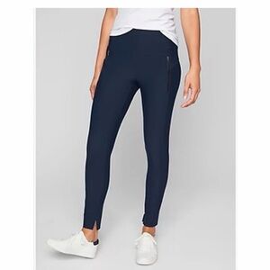 Athleta Stellar Tights-Navy